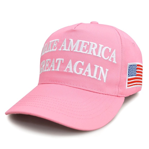 Trump OFFICIAL 45-47 Hat..2024..Make America Great Again..MAGA..Pink..Unisex - Picture 3 of 6